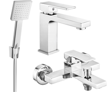 Mexen Uno R45 zestaw wannowy, chrom - 71403R45-00