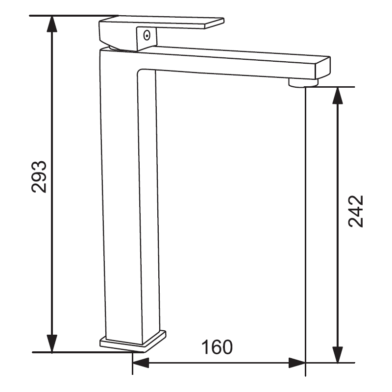 Mexen Uno R62 zestaw wannowy, chrom - 71413R62-00