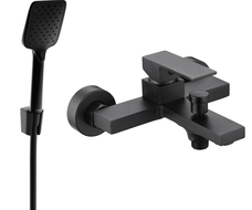 Mexen Uno R62 bateria wannowa z zestawem prysznicowym, czarna - 7143R62-70