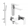Mexen Zero DF70 zestaw wannowy, chrom - 71103DF70-00