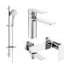 Mexen Zero DQ40 zestaw wannowy, chrom - 71103DQ40-00