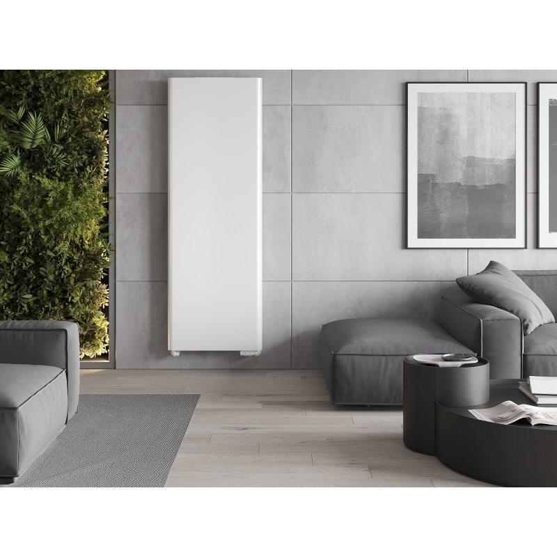 Mexen Flat VR20S grzejnik płytowy 1400 x 300 mm, podłączenie dolne środkowe, 534 W, biały - W6VR20S-140-030-00