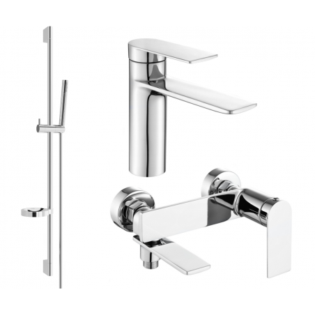 Mexen Zero DS70 zestaw wannowy, chrom - 71103DS70-00