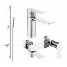 Mexen Zero DS70 zestaw wannowy, chrom - 71103DS70-00