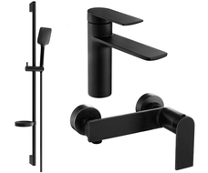 Mexen Zero DS62 zestaw prysznicowy, czarny - 71104DS62-70