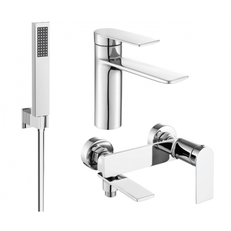 Mexen Zero R02 zestaw wannowy, chrom - 71103R02-00