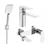 Mexen Zero R62 zestaw wannowy, chrom - 71103R62-00