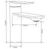 Mexen Zero R70 zestaw wannowy, chrom - 71103R70-00