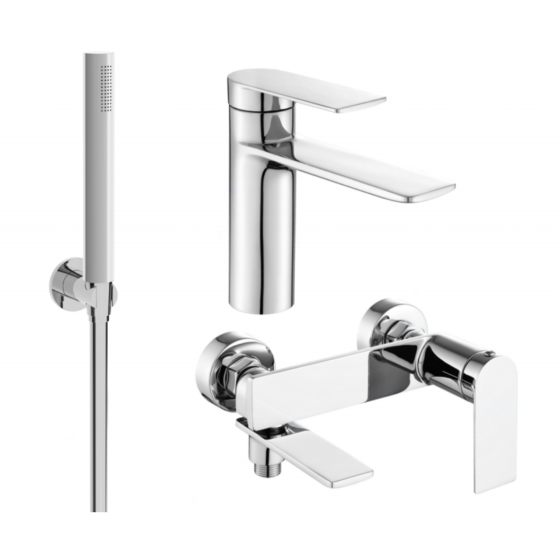 Mexen Zero R70 zestaw wannowy, chrom - 71103R70-00