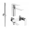 Mexen Zero R70 zestaw wannowy, chrom - 71103R70-00