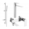 Mexen Zero DF70 zestaw wannowy, chrom - 7113DF70-00