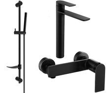 Mexen Zero DF70 zestaw prysznicowy, czarny - 71114DF70-70