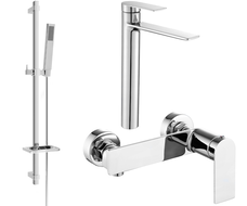 Mexen Zero DQ02 zestaw prysznicowy, chrom - 71114DQ02-00