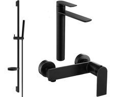 Mexen Zero DS70 zestaw prysznicowy, czarny - 71114DS70-70