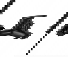 Mexen Erica R72 bateria wannowa z zestawem prysznicowym, czarna - 74643R72-70