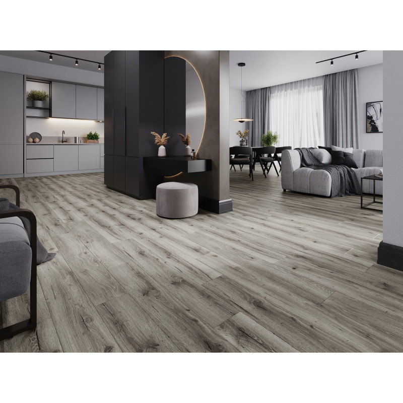 Mexen Ontario panele winylowe 1240 x 182 mm SPC 6,5 mm, podkład IXPE 1,5 mm, 4 V-Fuga, Dąb - F1003-1240-182-505-4V1-01