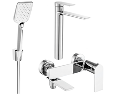 Mexen Zero R62 zestaw wannowy, chrom - 71113R62-00