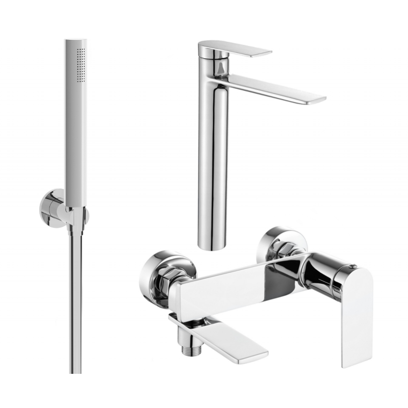 Mexen Zero R70 zestaw wannowy, chrom - 71113R70-00