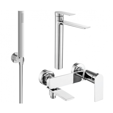 Mexen Zero R70 zestaw wannowy, chrom - 71113R70-00