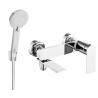 Mexen Zero R40 bateria wannowa z zestawem prysznicowym, chrom - 7113R40-00