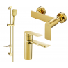 Mexen Zero DF62 zestaw prysznicowy, złoty - 71104DF62-50