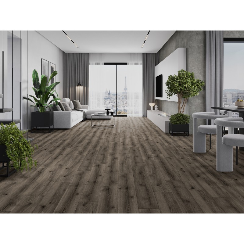 Mexen Sierra Vista panele winylowe 1240 x 182 mm SPC 6,5 mm, podkład IXPE 1,5 mm, 4 V-Fuga, Dąb - F1004-1240-182-505-4V1-01