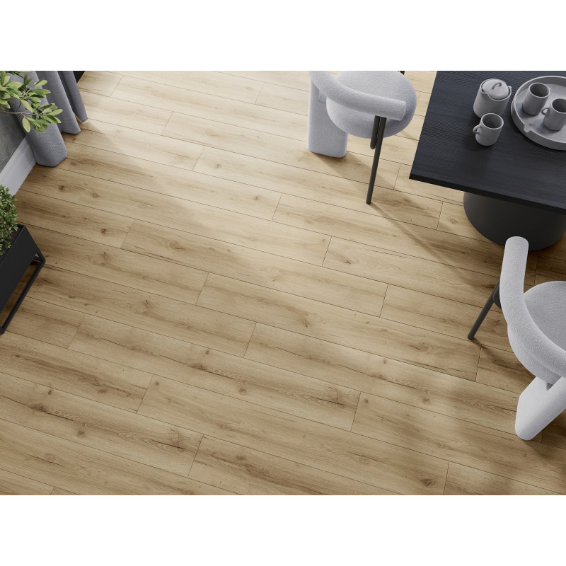 Mexen Sun Valley panele winylowe 1240 x 182 mm SPC 6,5 mm, podkład IXPE 1,5 mm, 4 V-Fuga, Dąb - F1006-1240-182-505-4V1-01