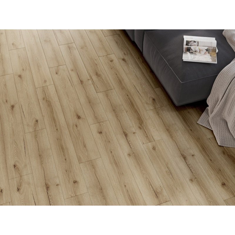 Mexen Sun Valley panele winylowe 1240 x 182 mm SPC 6,5 mm, podkład IXPE 1,5 mm, 4 V-Fuga, Dąb - F1006-1240-182-505-4V1-01