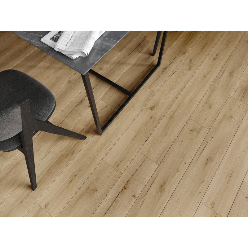 Mexen Buffalo panele winylowe 1240 x 182 mm SPC 6,5 mm, podkład IXPE 1,5 mm, 4 V-Fuga, Dąb - F1007-1240-182-505-4V1-01