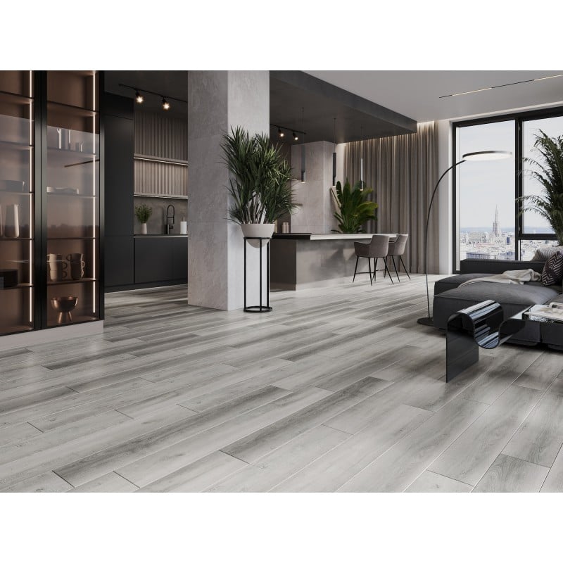 Mexen Santa Clara panele winylowe 1240 x 182 mm SPC 6,5 mm, podkład IXPE 1,5 mm, 4 V-Fuga, Dąb - F1010-1240-182-505-4V1-01