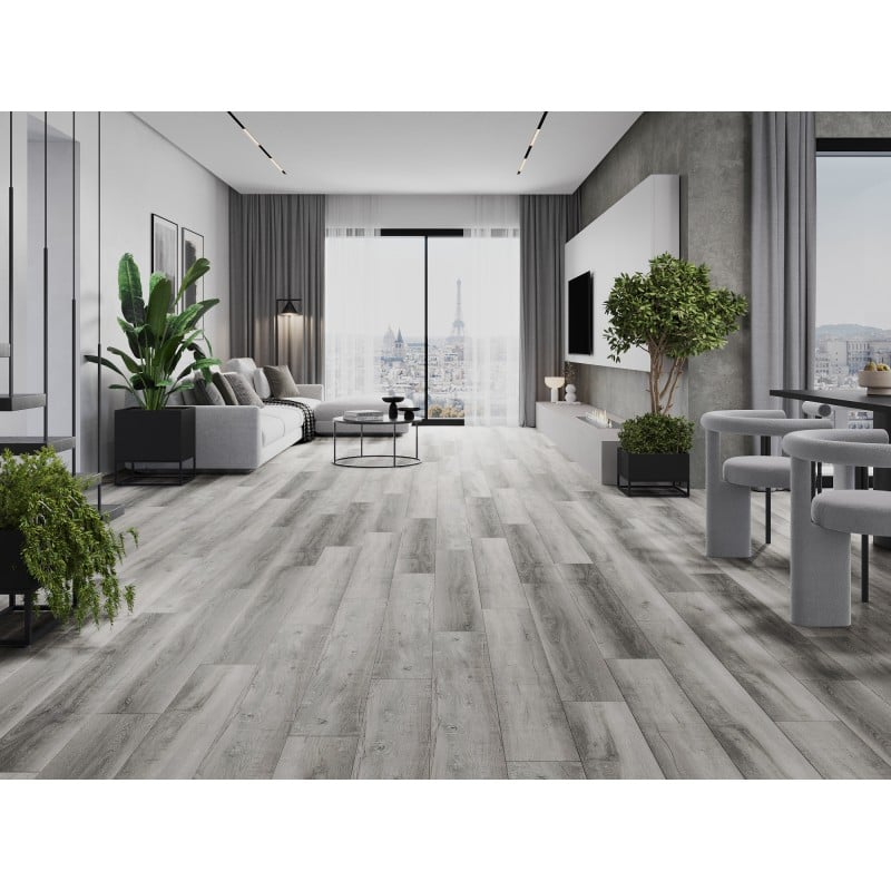 Mexen Santa Clara panele winylowe 1240 x 182 mm SPC 6,5 mm, podkład IXPE 1,5 mm, 4 V-Fuga, Dąb - F1010-1240-182-505-4V1-01