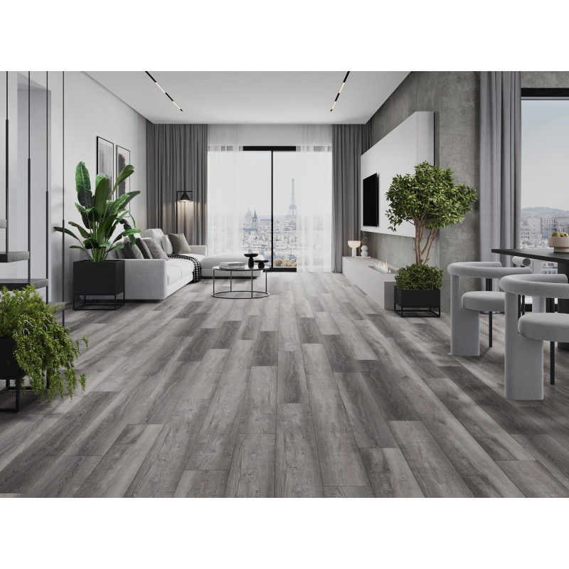 Mexen El Monte panele winylowe 1240 x 182 mm SPC 6,5 mm, podkład IXPE 1,5 mm, 4 V-Fuga, Dąb - F1011-1240-182-505-4V1-01