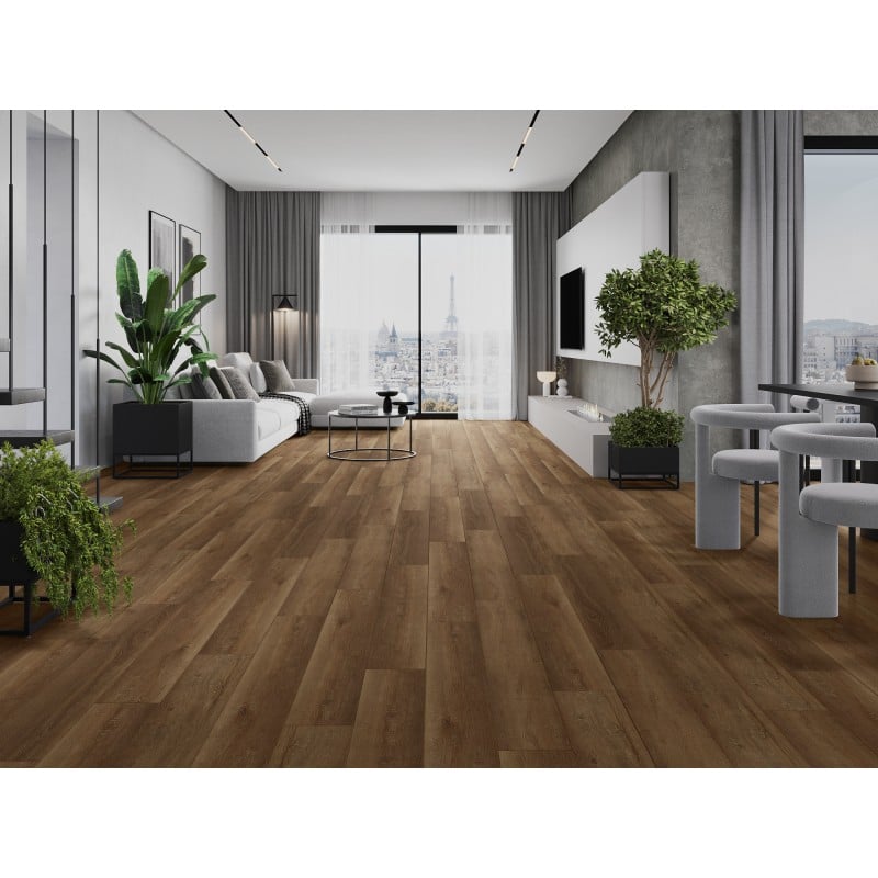 Mexen Queen Creek panele winylowe 1240 x 182 mm SPC 6,5 mm, podkład IXPE 1,5 mm, 4 V-Fuga, Dąb - F1013-1240-182-505-4V1-01