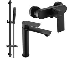 Mexen Royo DQ72 zestaw prysznicowy, czarny - 72214DQ72-70