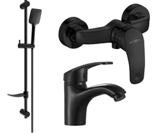 Mexen Fabia DF62 zestaw prysznicowy, czarny - 746504DF62-70