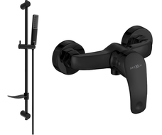 Mexen Fabia DF72 bateria prysznicowa z zestawem prysznicowym, czarna - 74654DF72-70