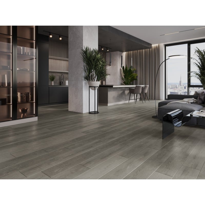 Mexen New Albany panele winylowe 1240 x 182 mm SPC 6,5 mm, podkład IXPE 1,5 mm, 4 V-Fuga, Dąb - F1017-1240-182-505-4V1-01