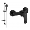 Mexen Fabia DF05 bateria prysznicowa z zestawem prysznicowym, czarna - 74654DF05-70