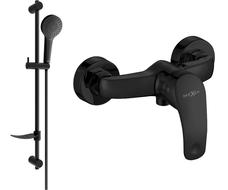 Mexen Fabia DF05 bateria prysznicowa z zestawem prysznicowym, czarna - 74654DF05-70