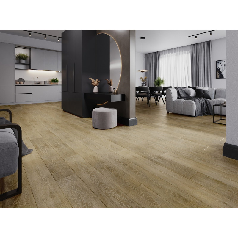 Mexen Alabama panele winylowe 1240 x 182 mm SPC 6,5 mm, podkład IXPE 1,5 mm, 4 V-Fuga, Dąb - F1019-1240-182-505-4V1-01