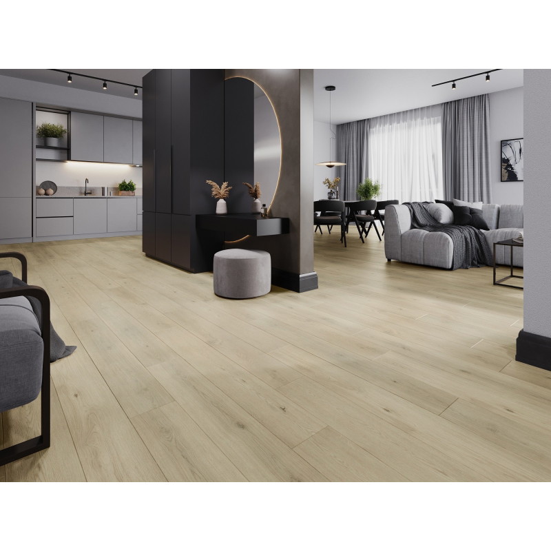 Mexen Calera panele winylowe 1240 x 182 mm SPC 6,5 mm, podkład IXPE 1,5 mm, 4 V-Fuga, Dąb - F1020-1240-182-505-4V1-01
