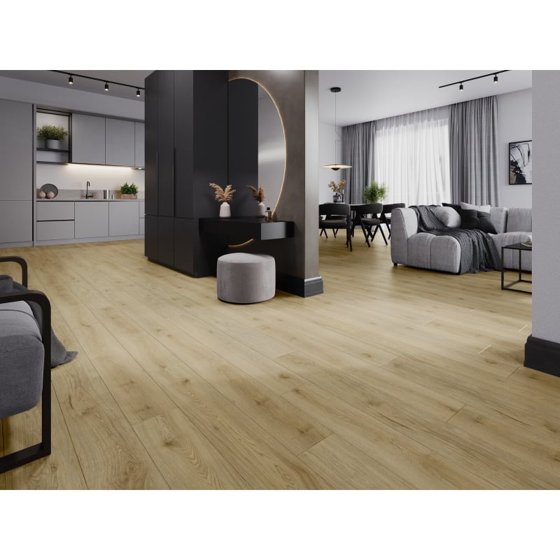 Mexen Charter Oak panele winylowe 1240 x 182 mm SPC 6,5 mm, podkład IXPE 1,5 mm, 4 V-Fuga, Dąb - F1022-1240-182-505-4V1-01