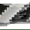 Mexen Kioto ścianka prysznicowa Walk-in 155 x 200 cm, transparent 8 mm, złota szczotkowana - 800-155-101-55-00
