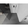 Mexen Kioto ścianka prysznicowa Walk-in 60 x 200 cm, transparent 8 mm, gun gray szczotkowany - 800-060-101-66-00