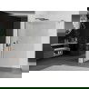 Mexen Kioto ścianka prysznicowa Walk-in 85 x 200 cm, transparent 8 mm, gun gray szczotkowany - 800-085-101-66-00