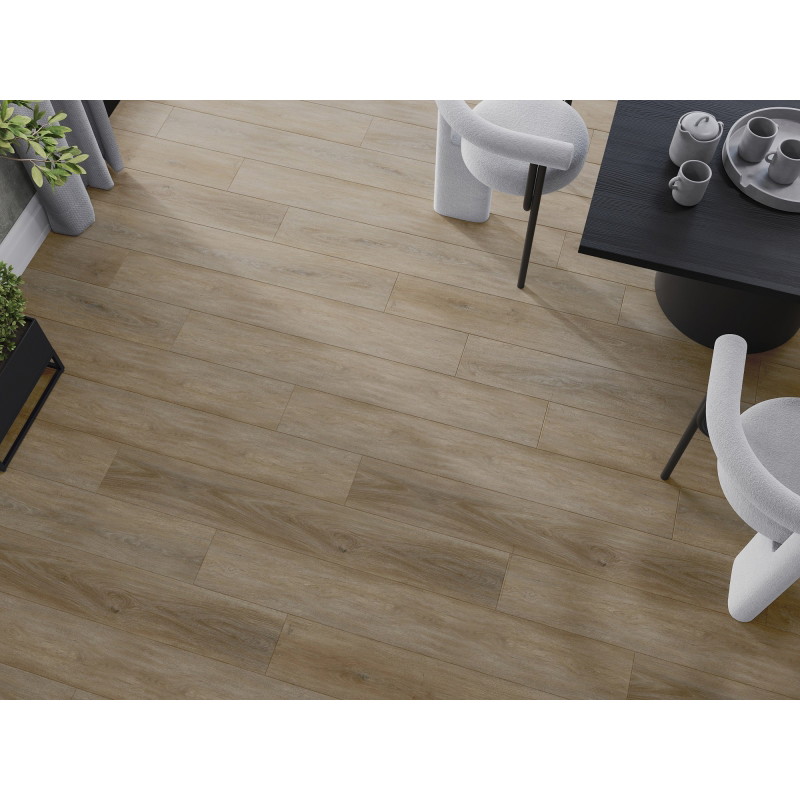 Mexen Palermo panele winylowe 1240 x 182 mm SPC 6,5 mm, podkład IXPE 1,5 mm, 4 V-Fuga, Dąb - F1025-1240-182-505-4V1-01