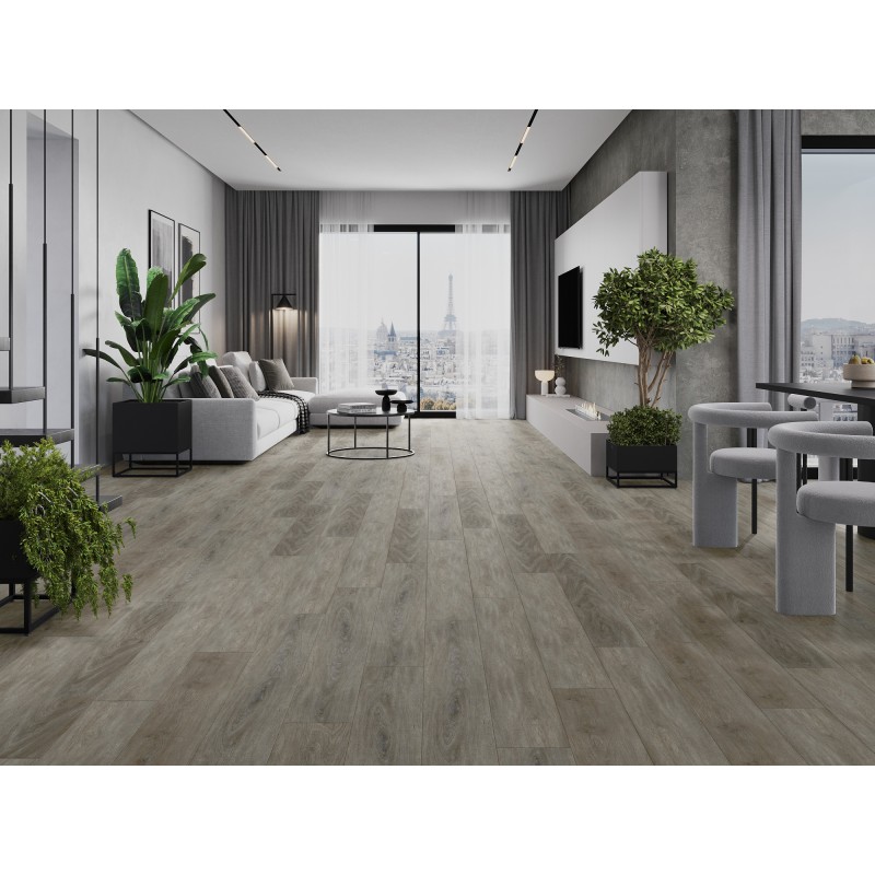 Mexen La Porte panele winylowe 1240 x 182 mm SPC 6,5 mm, podkład IXPE 1,5 mm, 4 V-Fuga, Dąb - F1026-1240-182-505-4V1-01