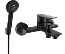 Mexen Alexa R40 bateria wannowa z zestawem prysznicowym, czarna - 7123R40-70