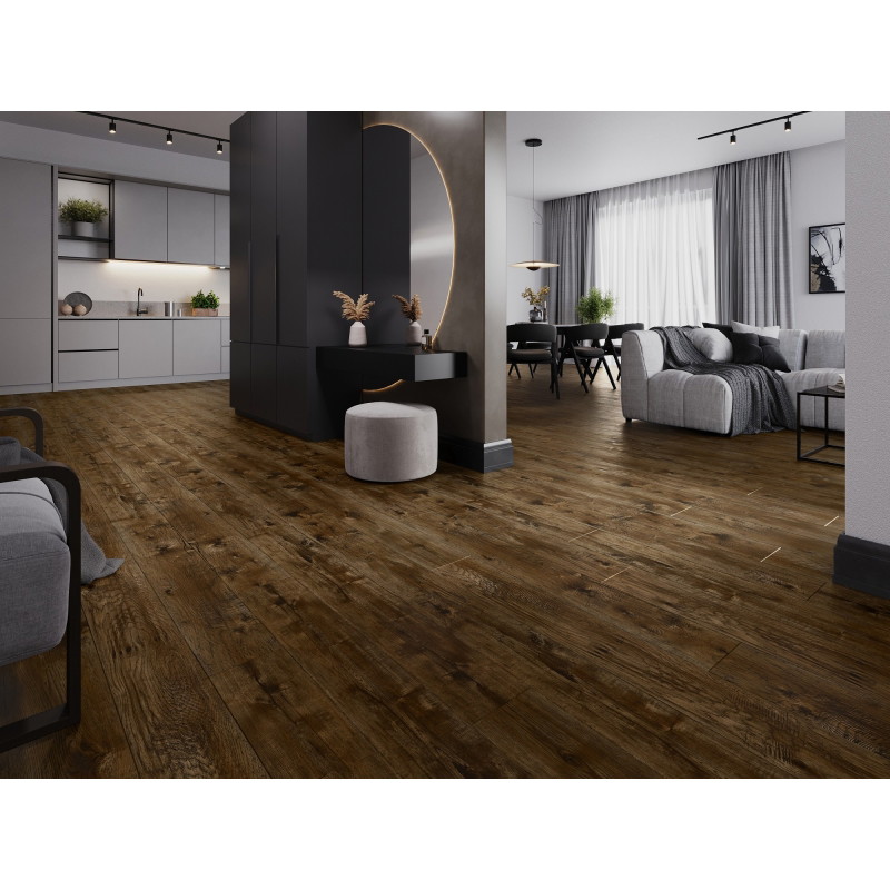Mexen Mount Vernon panele winylowe 1240 x 182 mm SPC 6,5 mm, podkład IXPE 1,5 mm, 4 V-Fuga, Dąb - F1029-1240-182-505-4V1-02