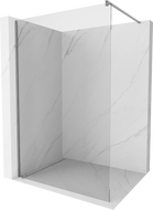 Mexen Kioto ścianka prysznicowa Walk-in 135 x 200 cm, transparent 8 mm, gun metal - 800-135-101-95-00